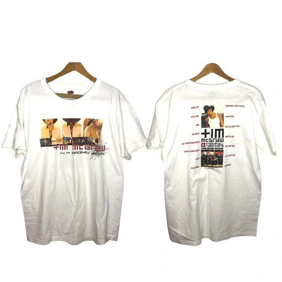 Vintage Y2K TIM MCGRAW 2003 Concert Tour Country graphic t Shirt - Picture 3 of 10